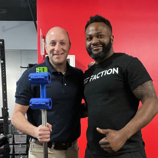 Sam Akinrinade, NYC Personal Trainer, Trials Dualbell