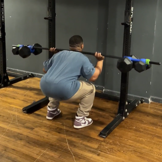 How to Squat at Home Without Weight Plates: Dualbell Dumbbell Converter Demo