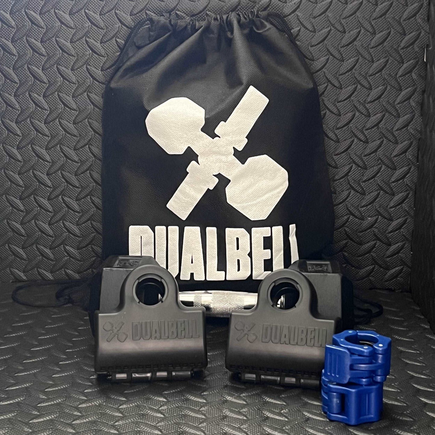Dualbell Pair & Weight Clamps Bundle- Dumbbell to Barbell Connectors