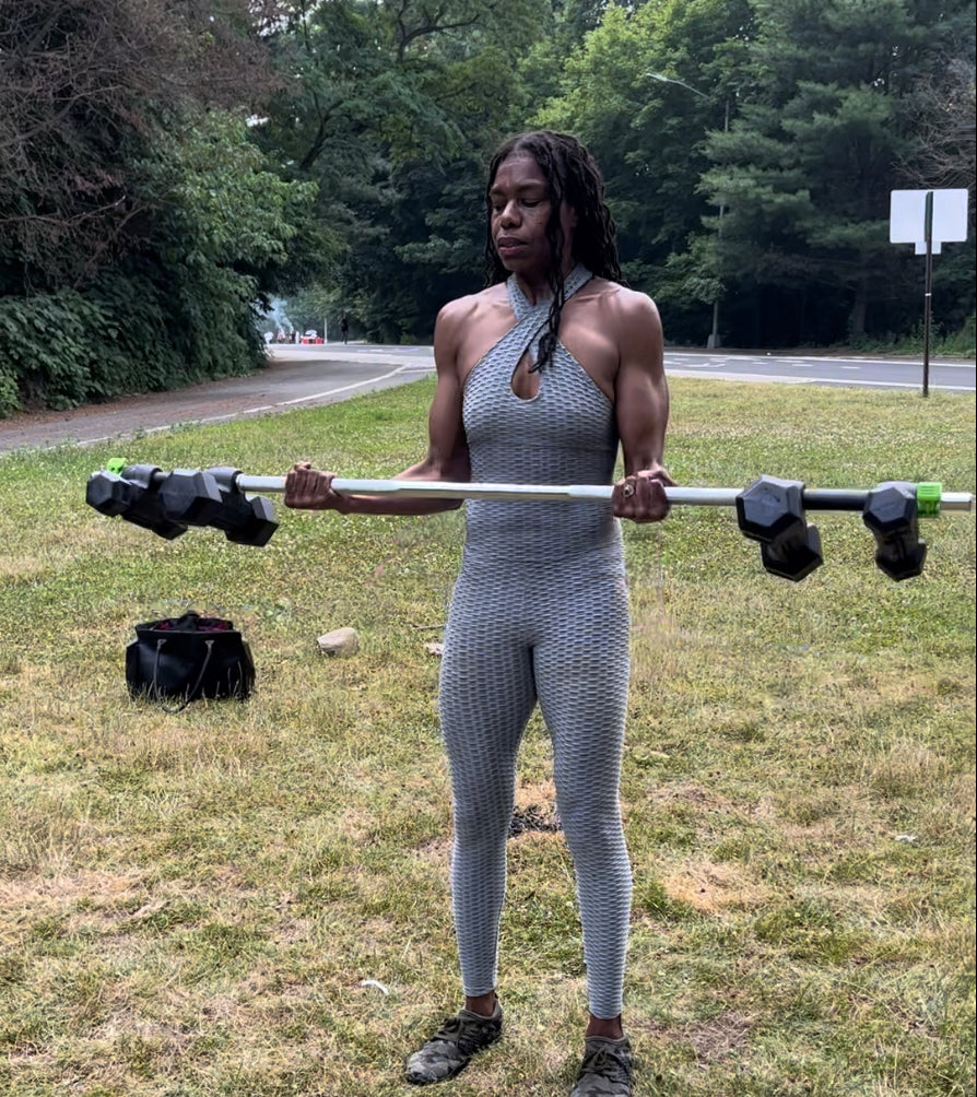 Dualbell Pair- Dumbbell to Barbell Connector