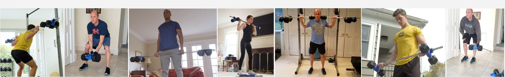 connecting a dumbbell to a bar for barbell workouts