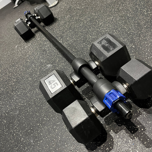 The Ultimate Dumbbell to Barbell Converter For Home Gyms