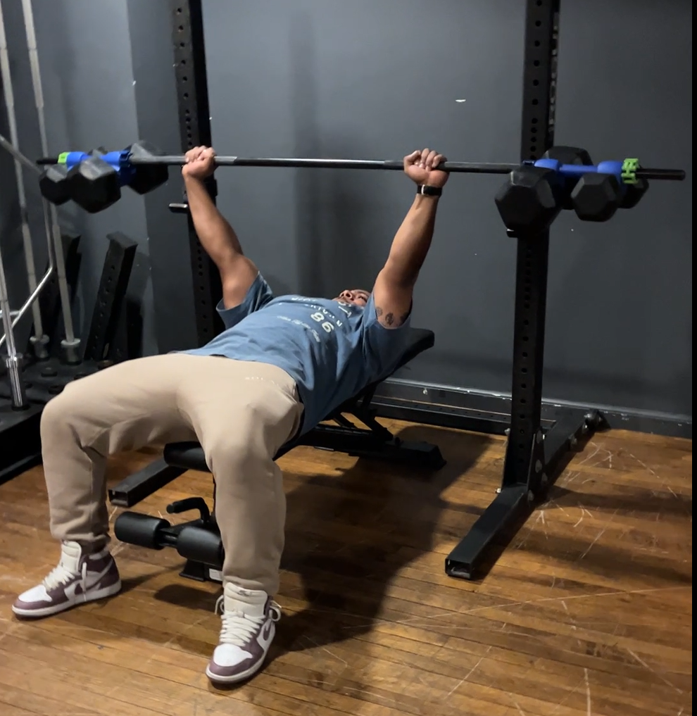 How to Bench Press at Home Without Weight Plates: Dualbell Dumbbell Converter Demo