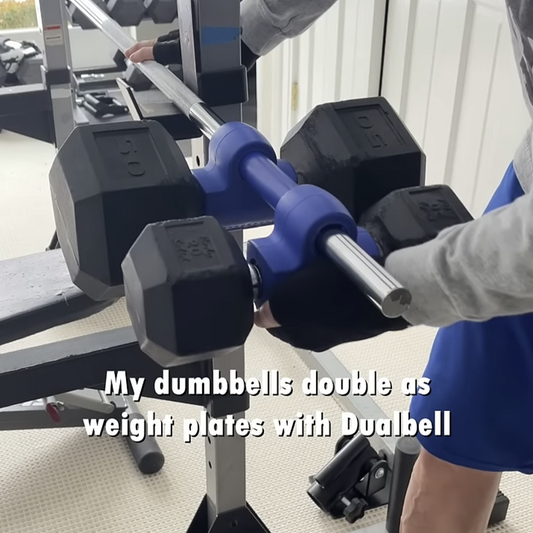 Bench Press with Dualbell Dumbbell Converters