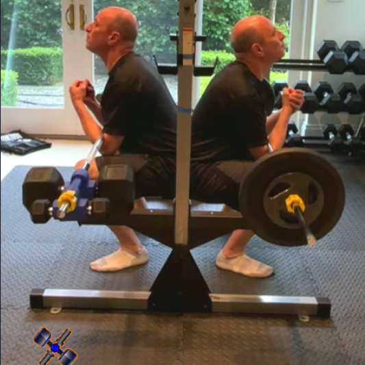 Plates Optional: Zercher Squats with Dualbell Dumbbell Converters