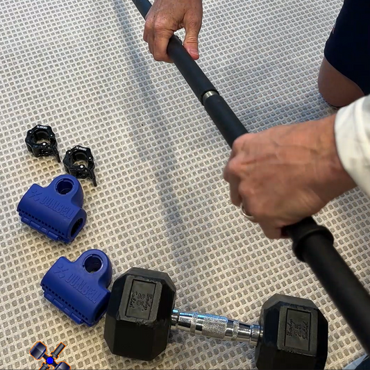 Dualbell Dumbbell Converter Travel Bundle: Pack It. Travel. Train.