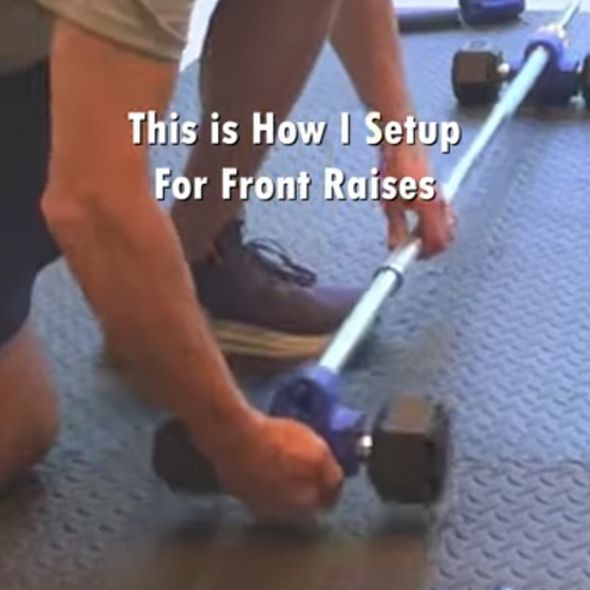 This Is How I Set Up for Barbell Front Raises