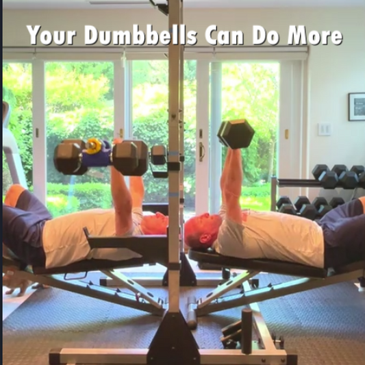 Dualbell :1 Set of Dumbbells. 2 Ways to Train For Bench Press