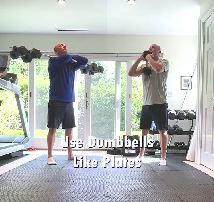Use Dumbbells Like Plates. And Still Use Them Like Dumbbells.