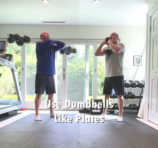Use Dumbbells Like Plates. And Still Use Them Like Dumbbells.
