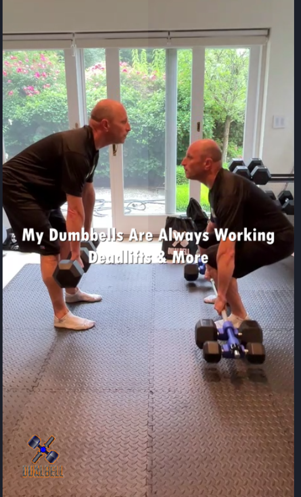 Romanian Deadlifts & Conventional Deadlifts Using the Same Dumbbells