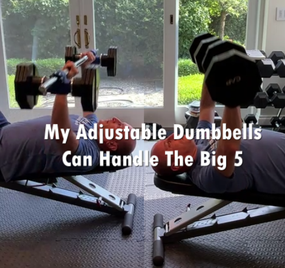 Adjustable Dumbbells & Dualbell Can Handle The Big 5