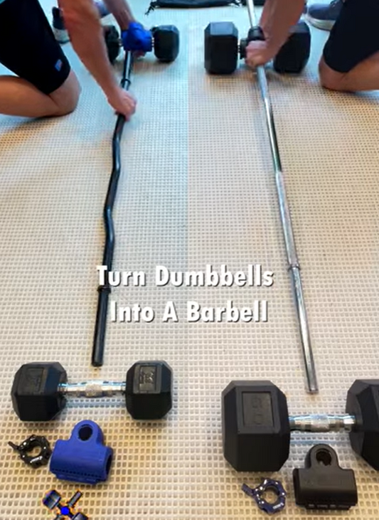 Works With Any Standard 1" Bar | Dualbell Setup Guide