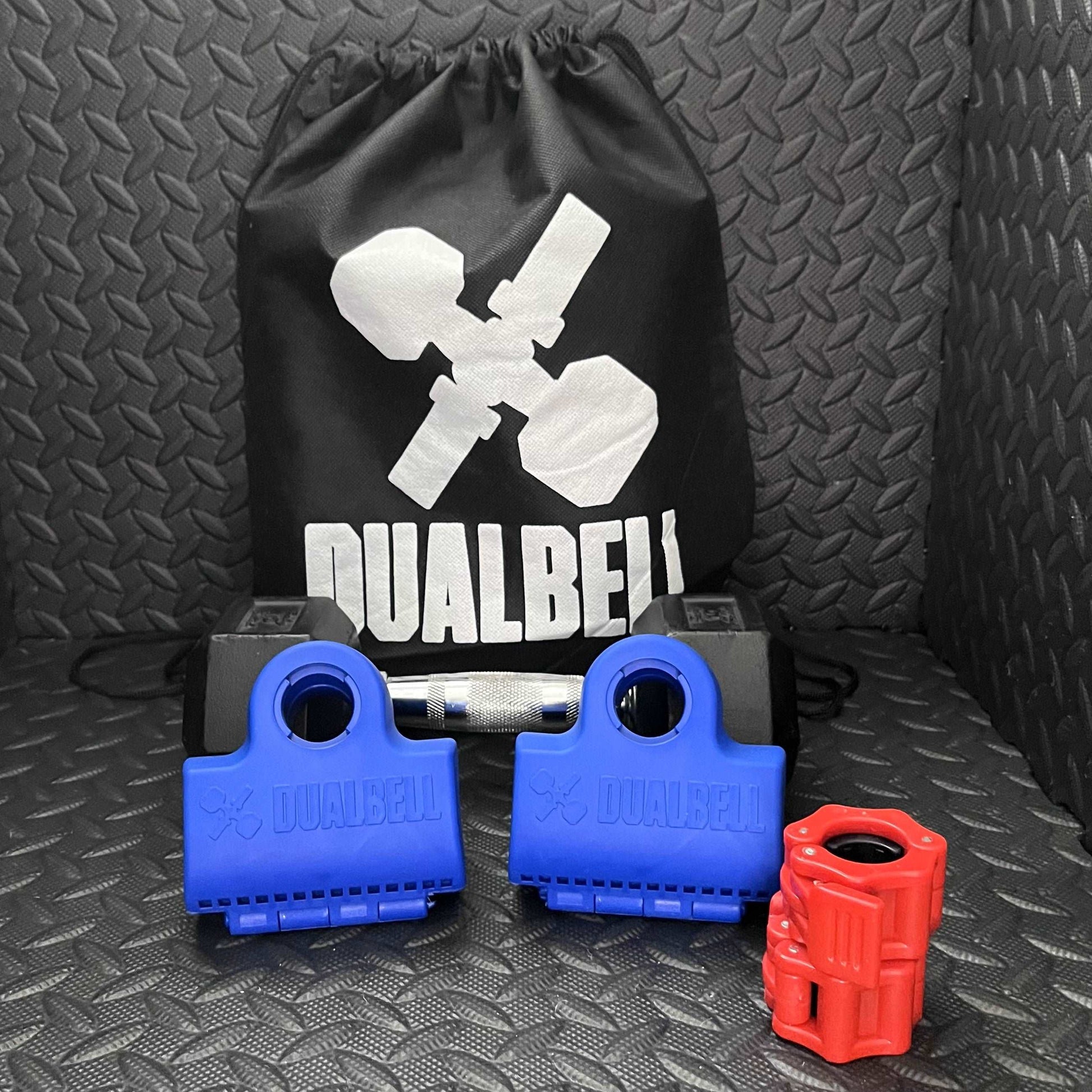 Dualbell Pair & Weight Clamps Bundle- Dumbbell to Barbell Connectors