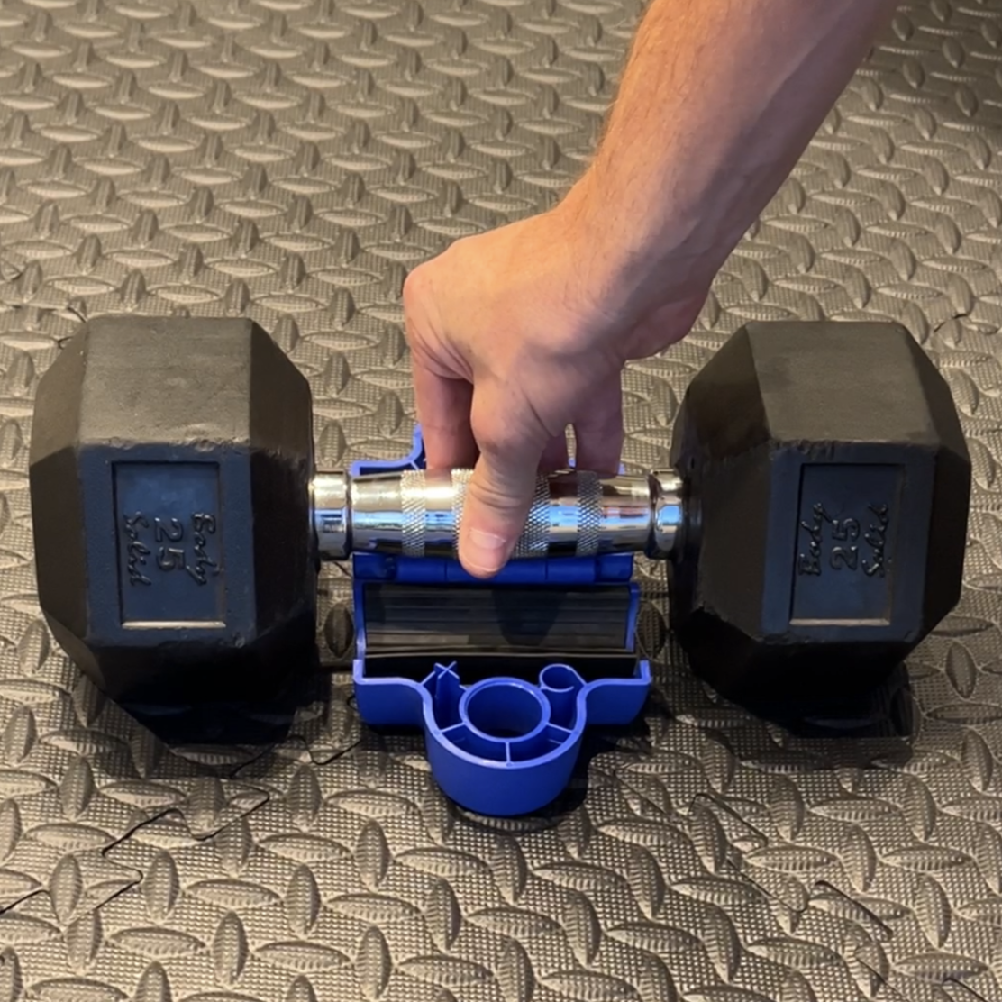 dumbbell to barbell converter