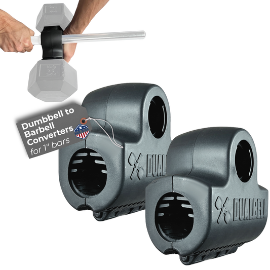 Dualbell dumbbell converter black pair