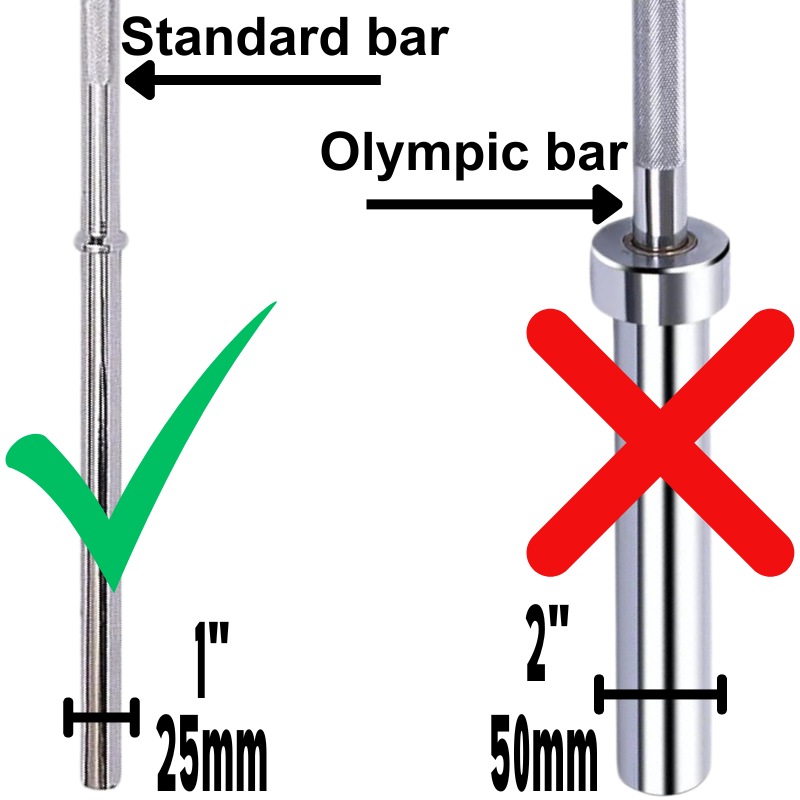 Dualbell Pair- Dumbbell to Barbell Connector