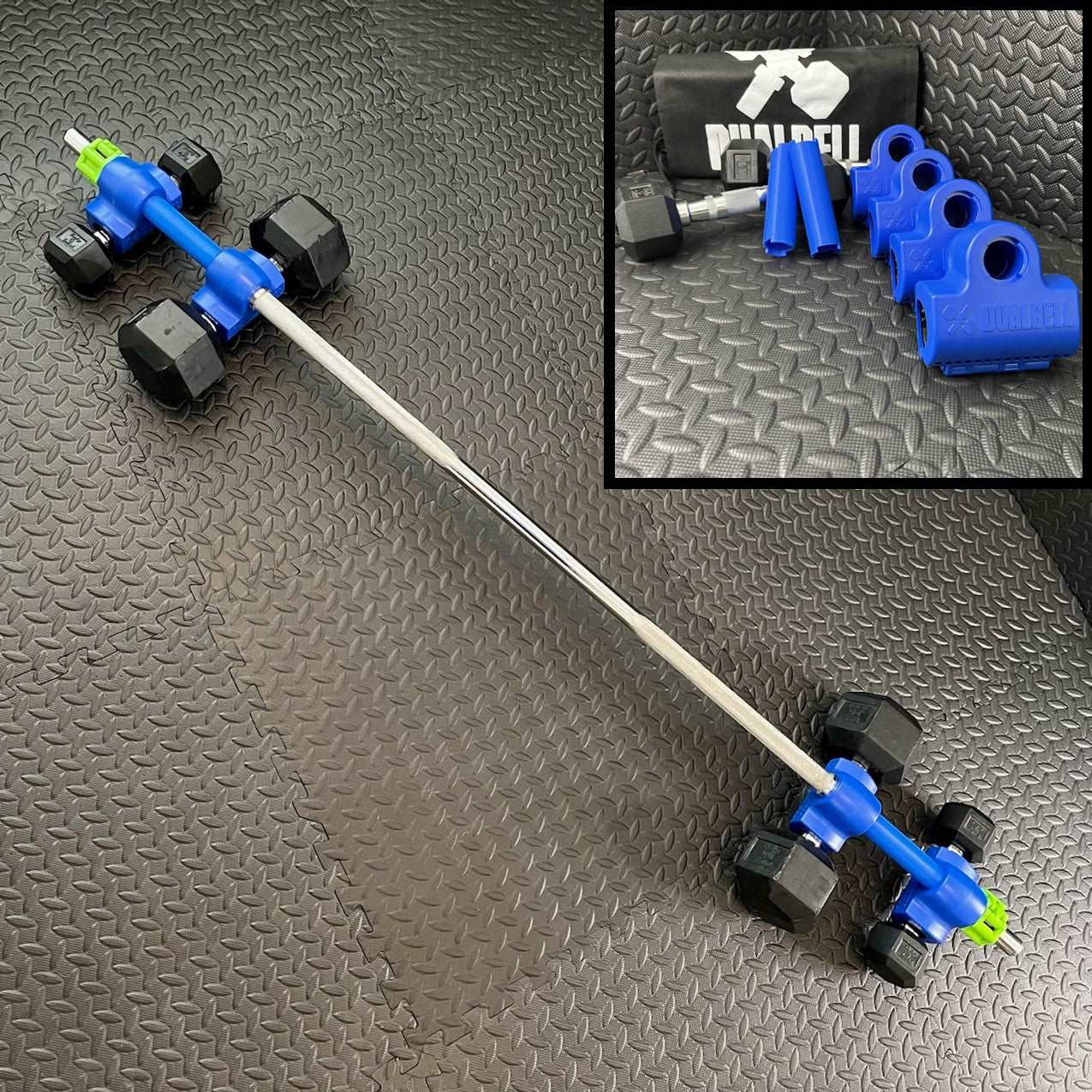 Dualbell Superset - Dumbbell to Barbell Adapter | Buy Dumbbells Adapter